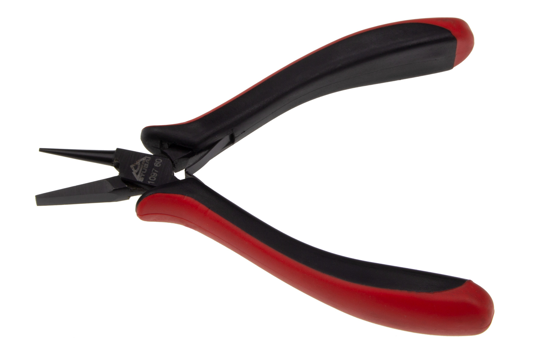 1097 Flat round nose pliers, burnished