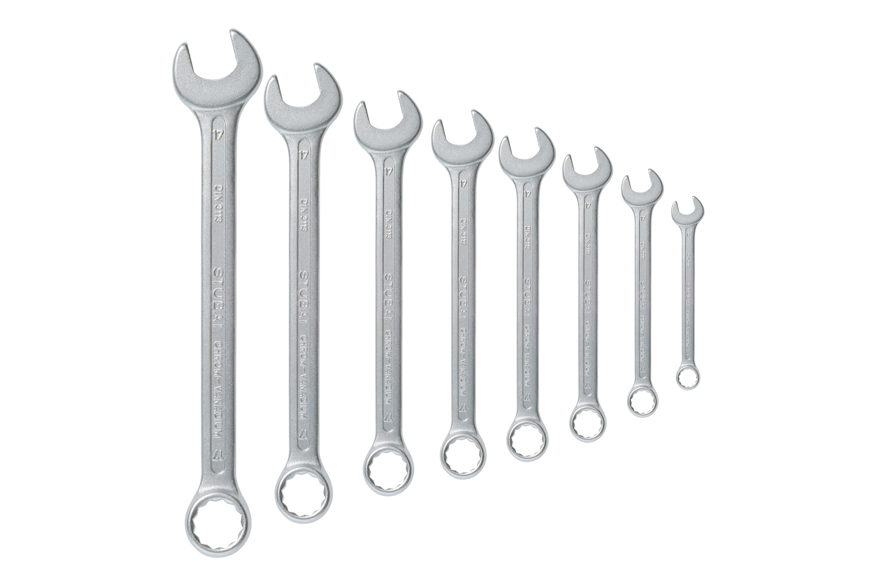 2046 Combination wrench set, 8 pcs.