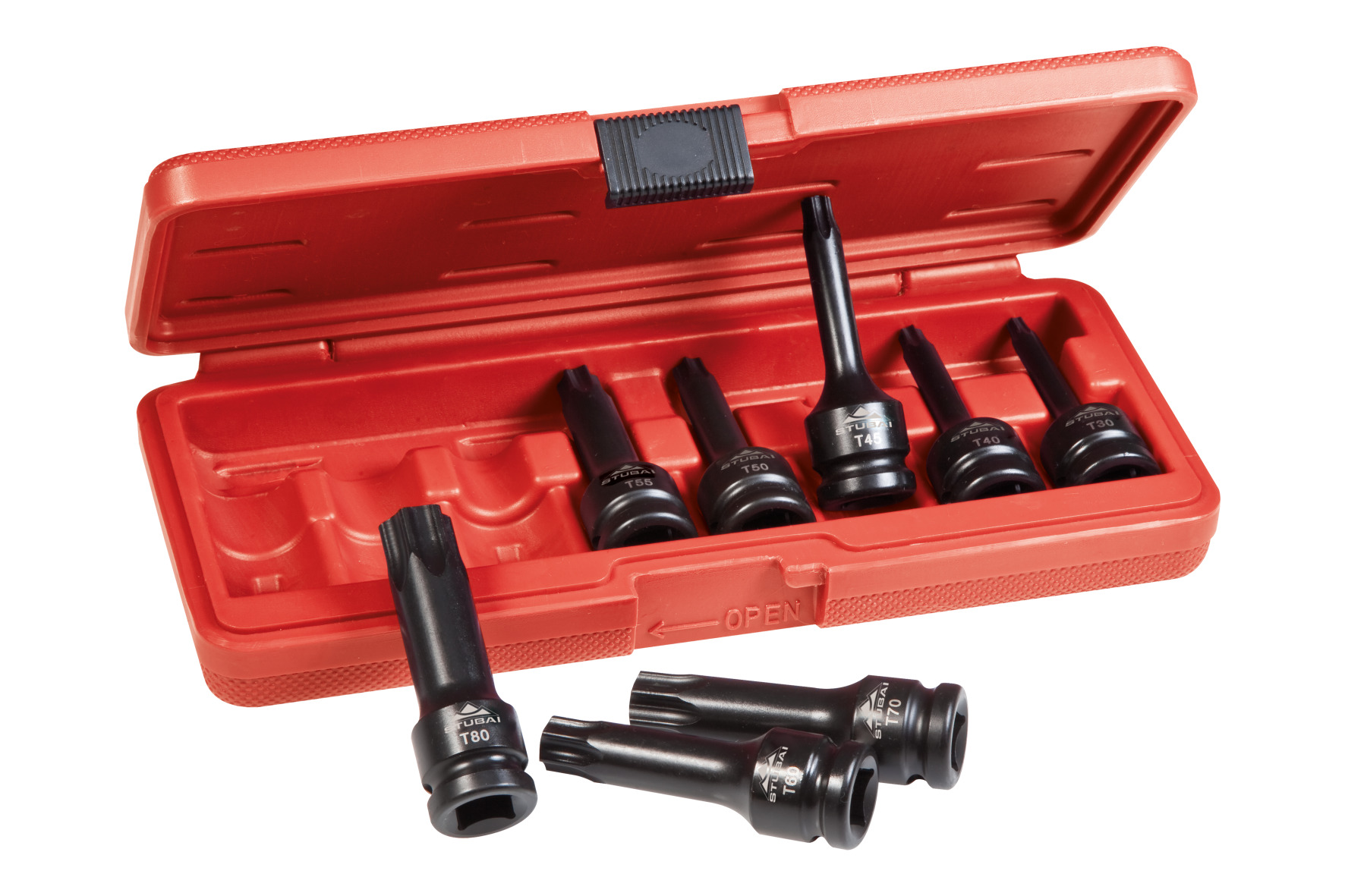 2350 Torx impact socket set, 8 pcs.