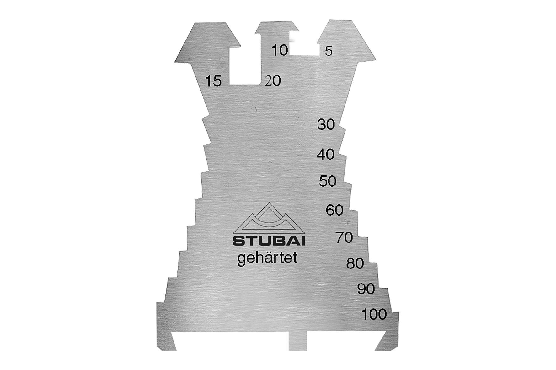 2786 Marking template, hardened, stainless, angular