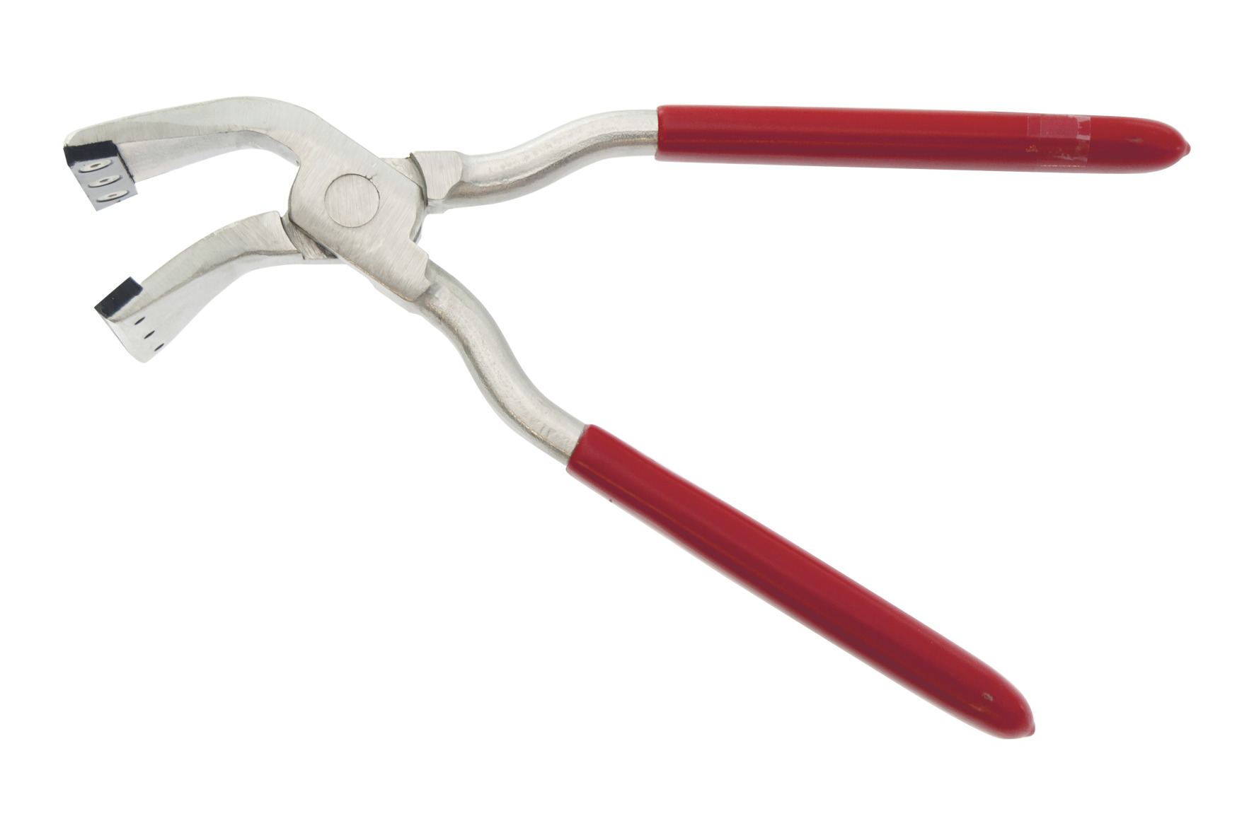 2821 Tinsmith's seaming pliers with plastic jaws, 45° bent