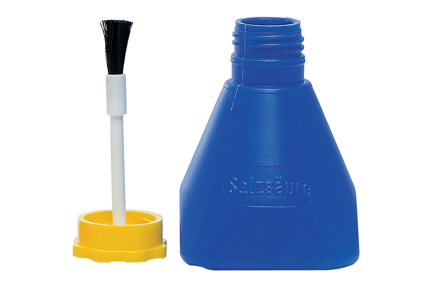 2842 Bottle for soldering fluid, blue, with brush