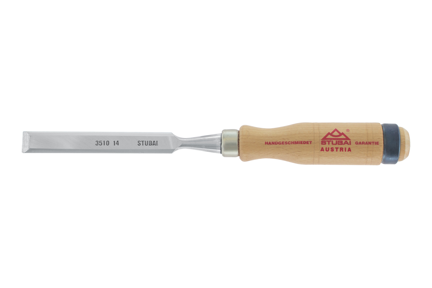 3510 Wood chisel with red beech wood handle