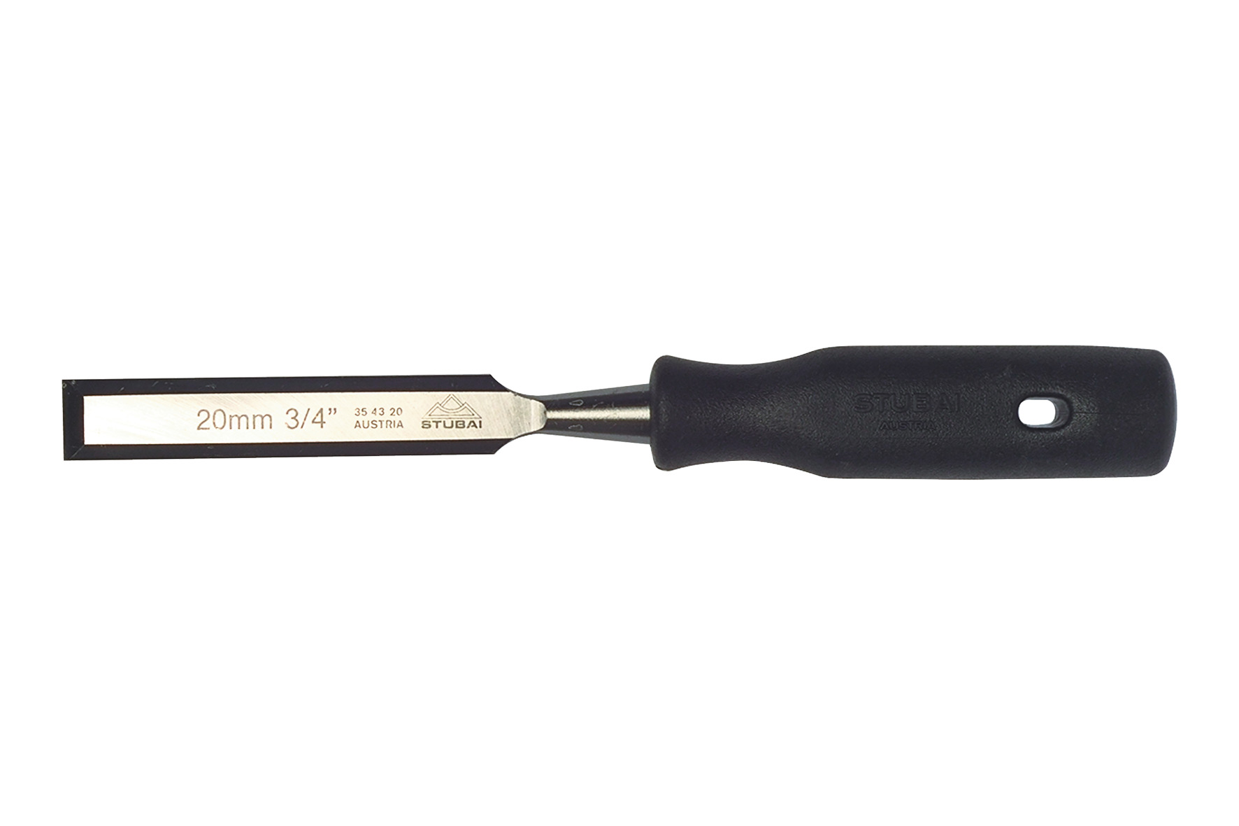 3543 Chisel with black plastic handle