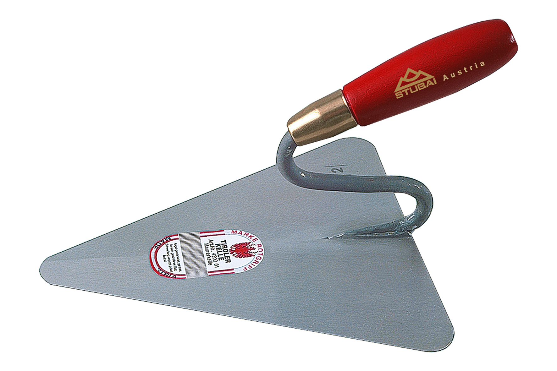 4250 Berlin bricklayer's trowel, S-shaped