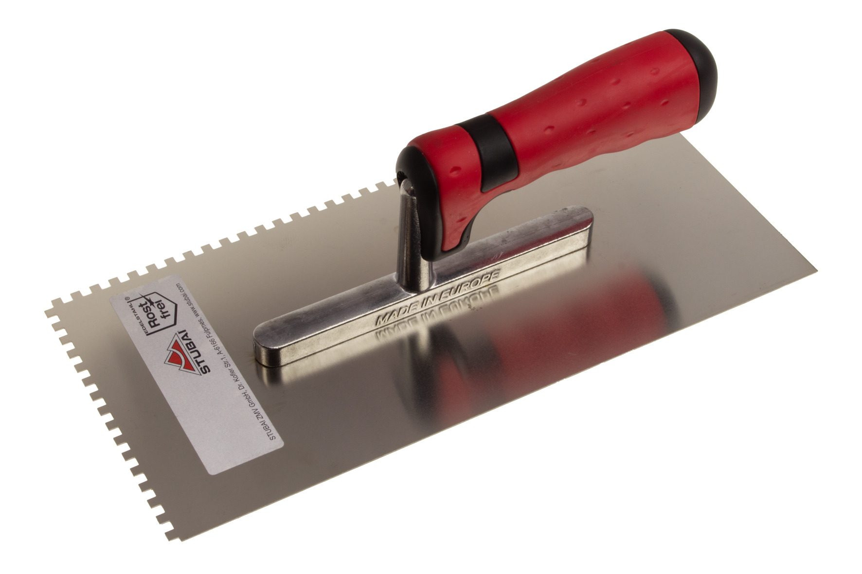 4336 Finishing trowel, serrated, 2K