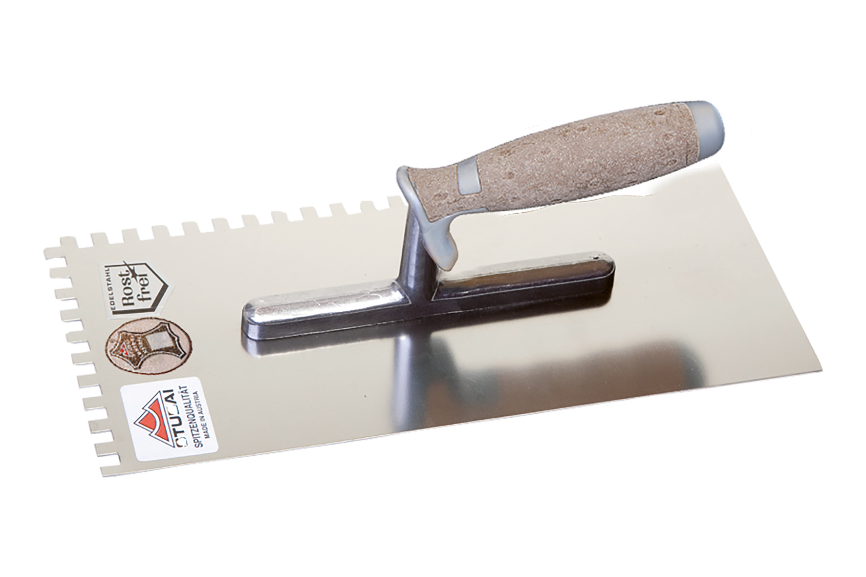 4336 Finishing trowel, serrated, leather