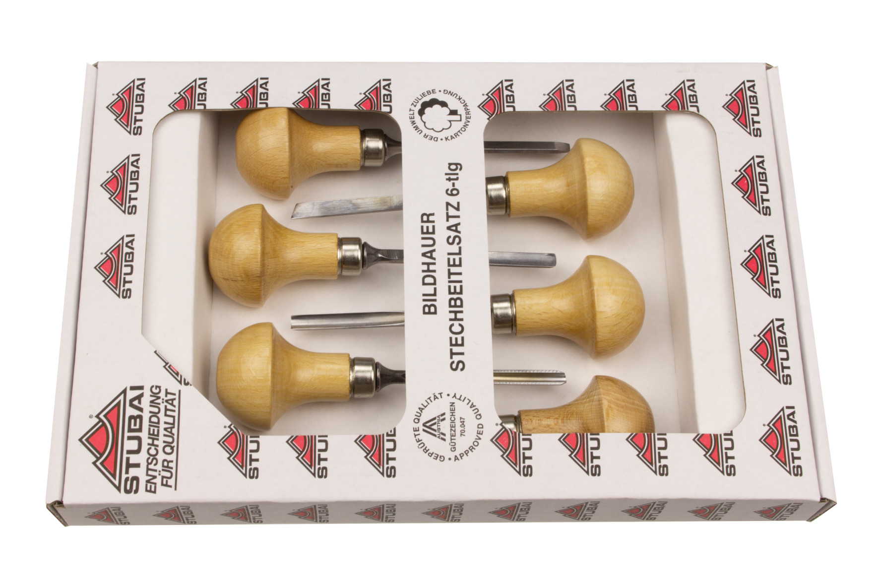 5800 Micro carving tool set, 6 pcs.