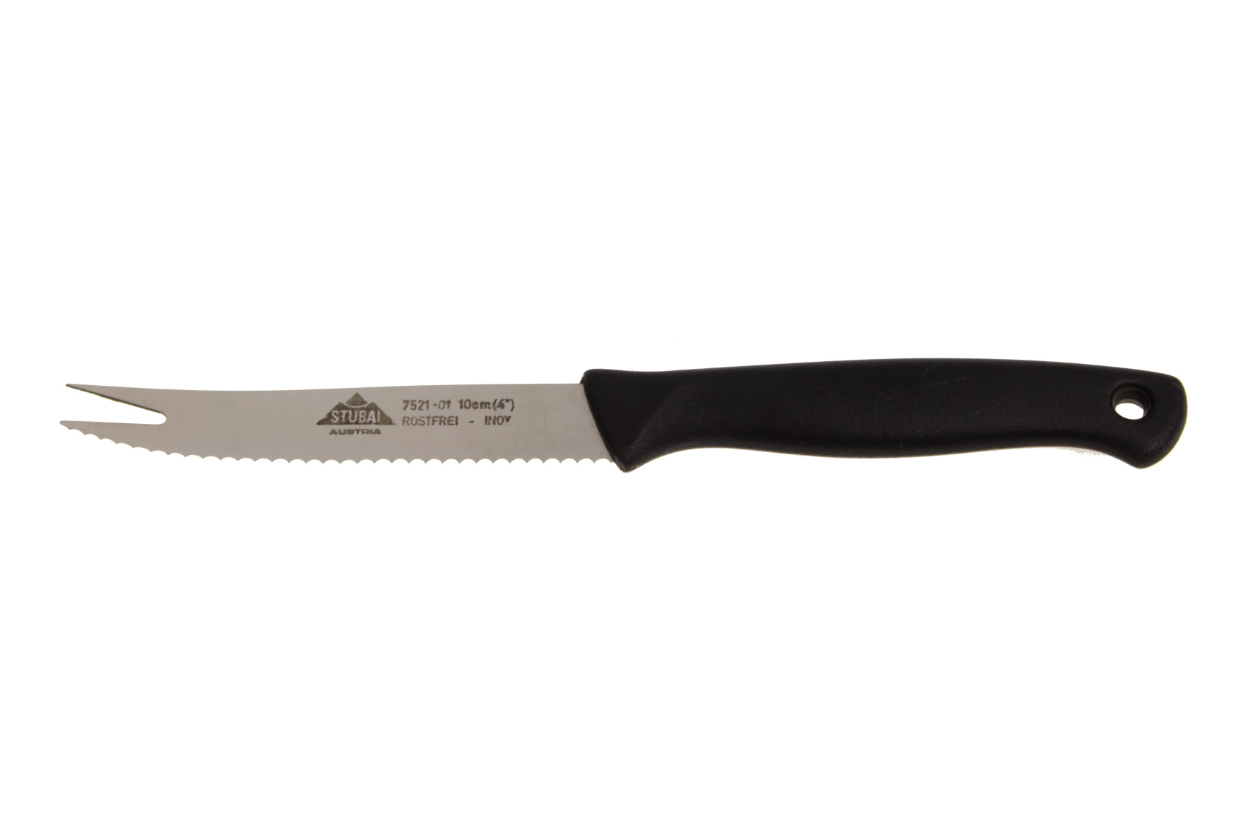 7521 Tomato knife, serrated, two tips