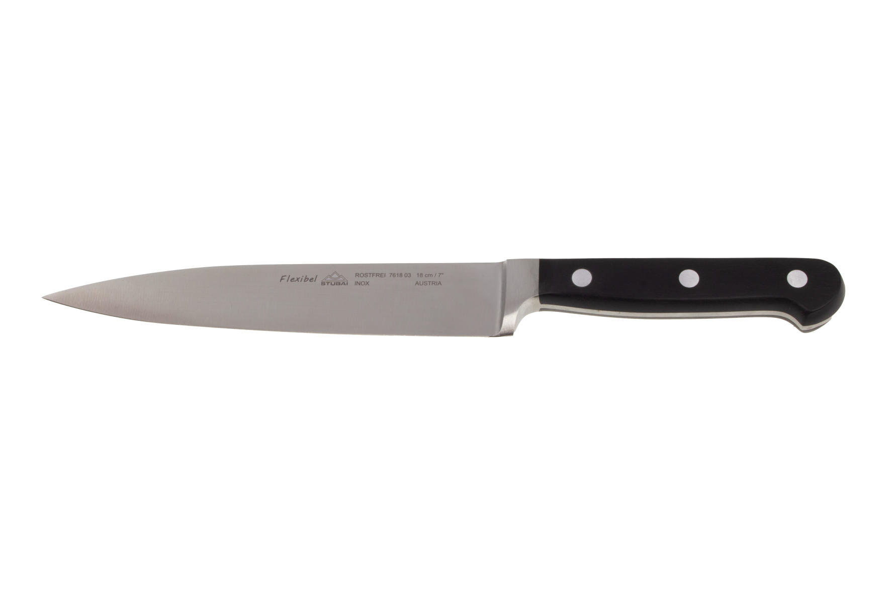 7618 Fileting knife flexible, forged