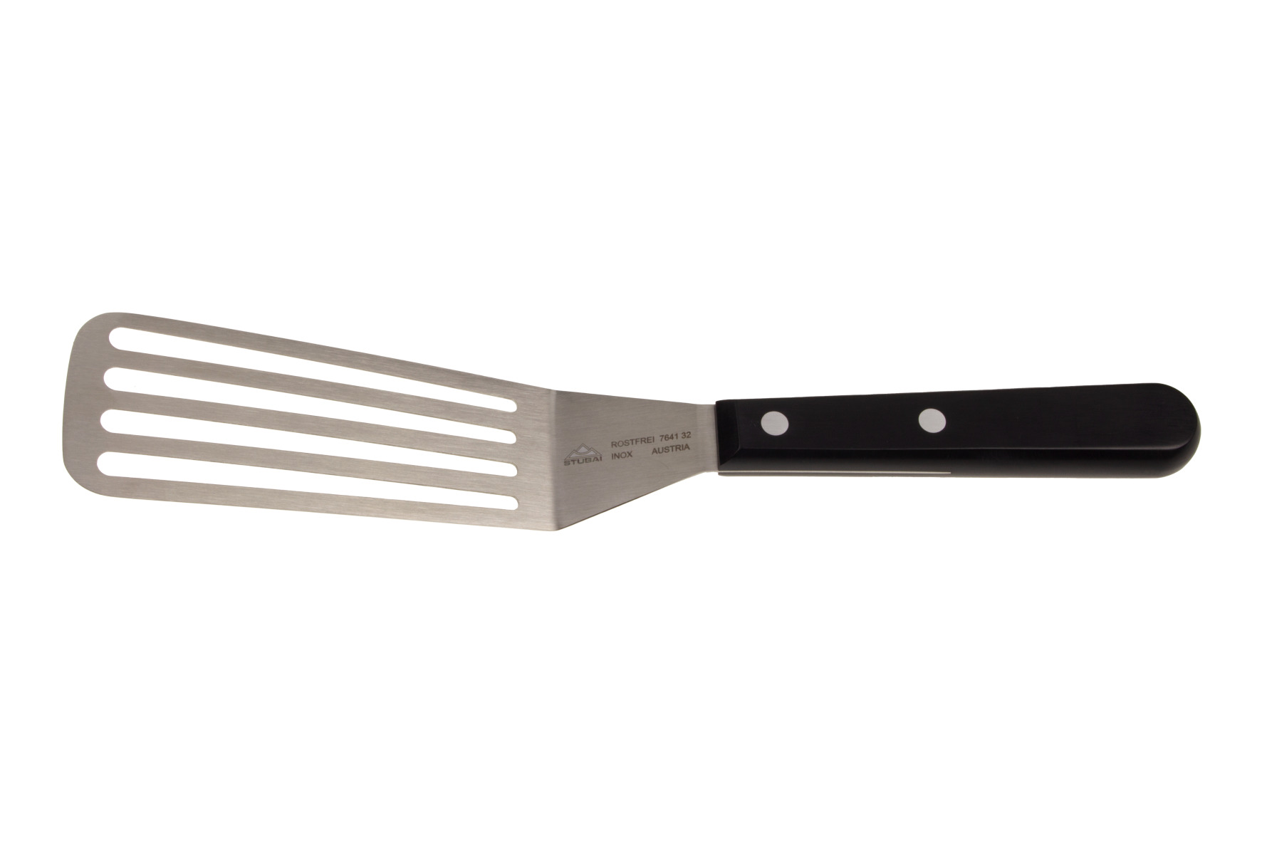 7641 Spatula, bent, with 4 slots