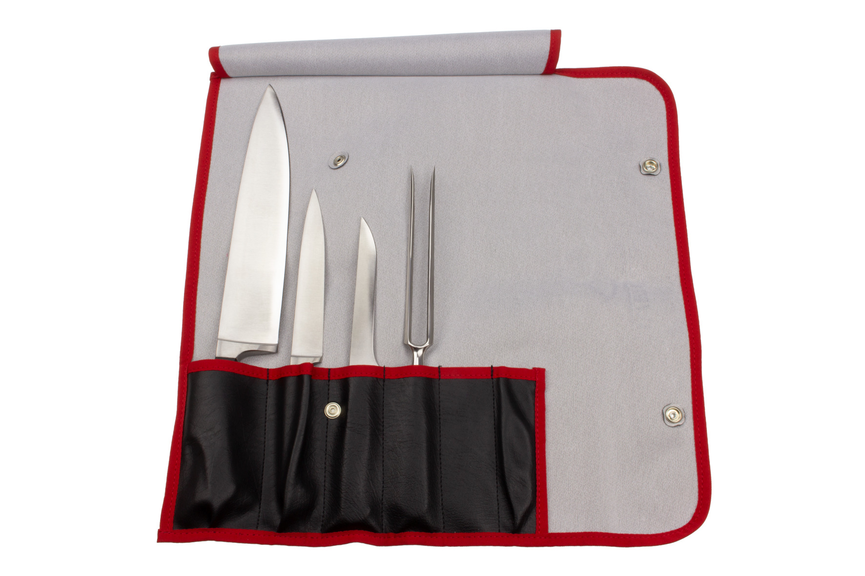 7643 Roll-up bag for knives, 4pcs., complete