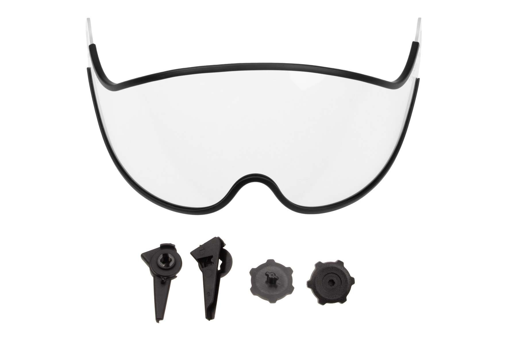 8906 PETASUS visor, short, clear