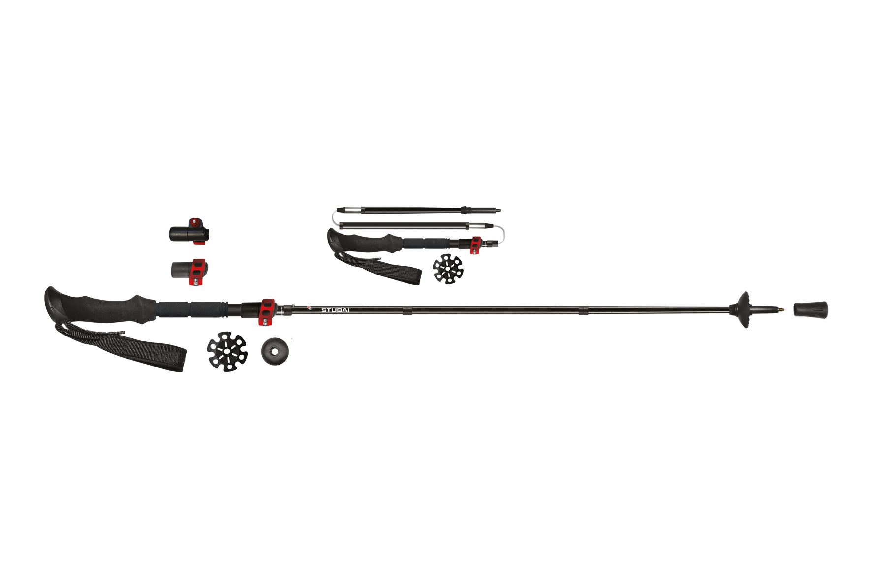 9114 Foldable touring pole Crimp Tour