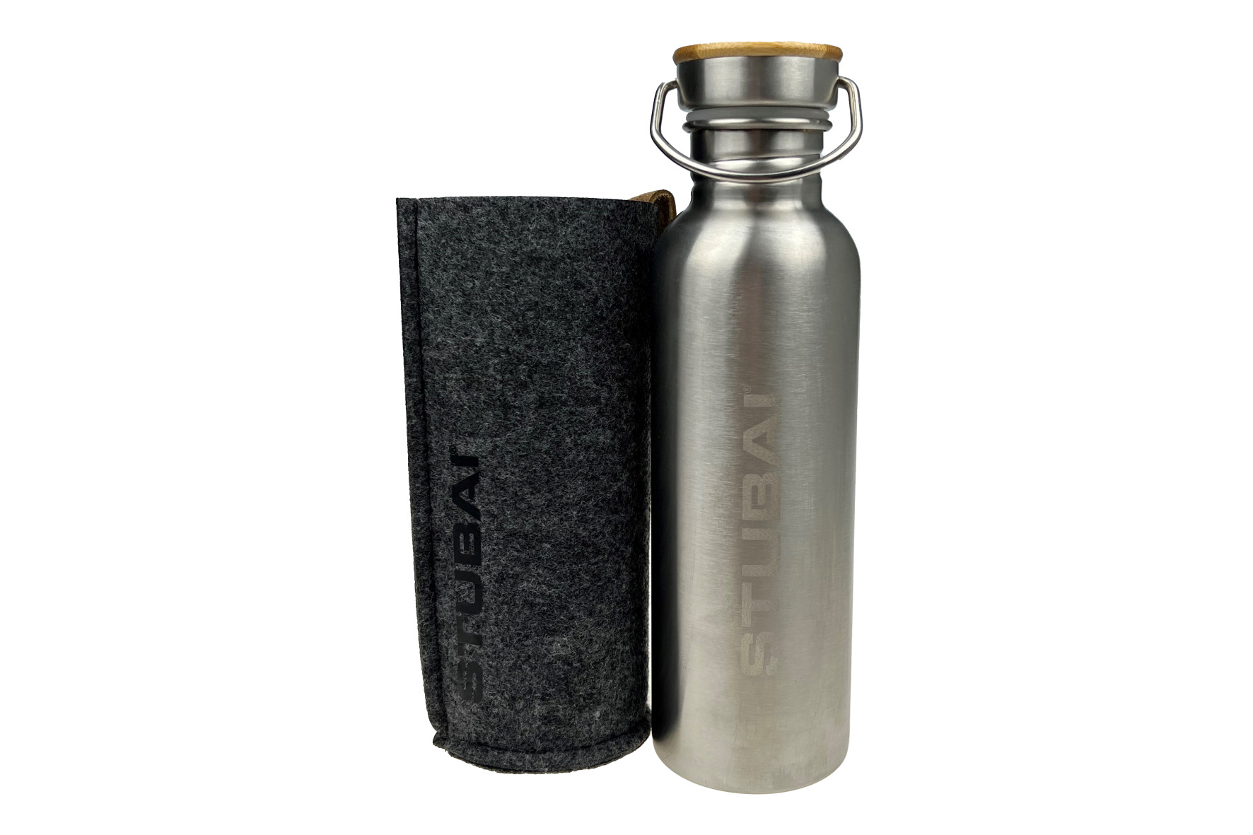 9507 Trinkflasche Flask mit Webcover