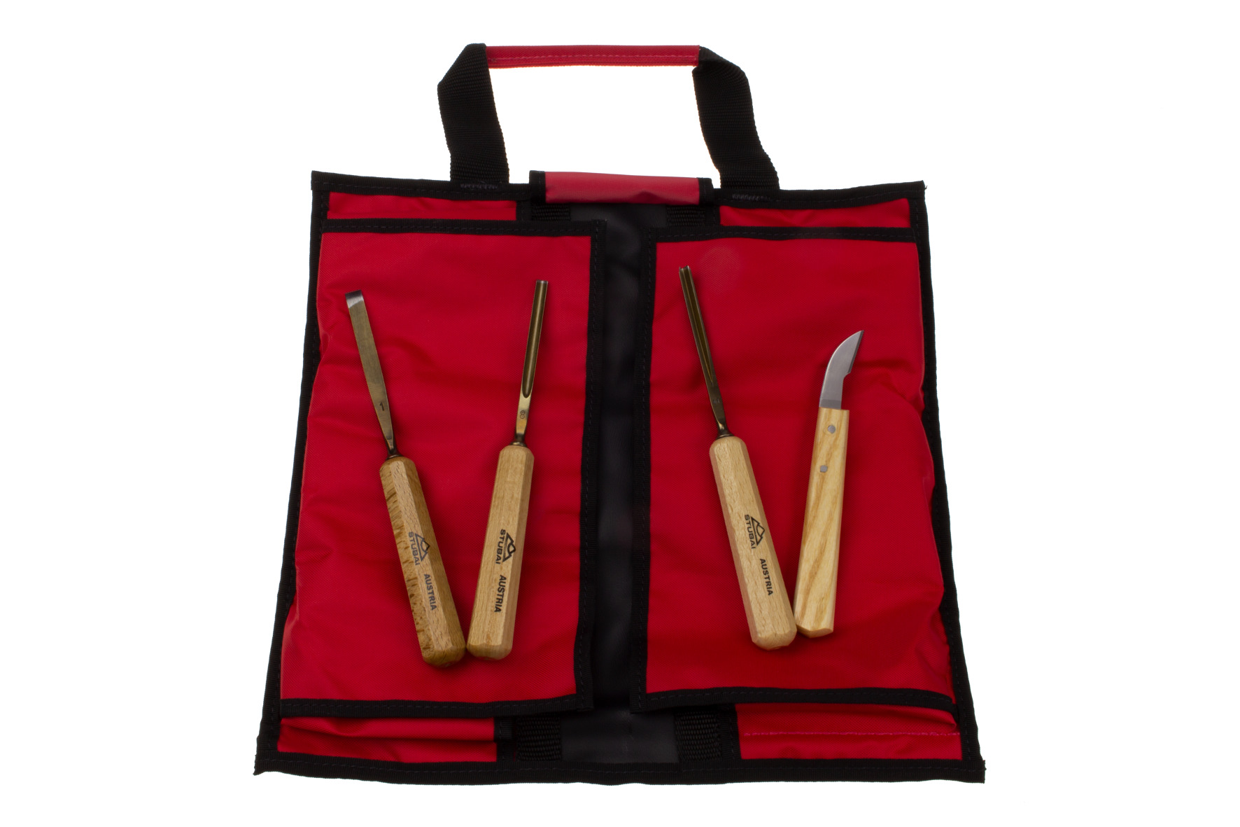 S520 Wood carving set, 4 pcs. "Beginner 52"