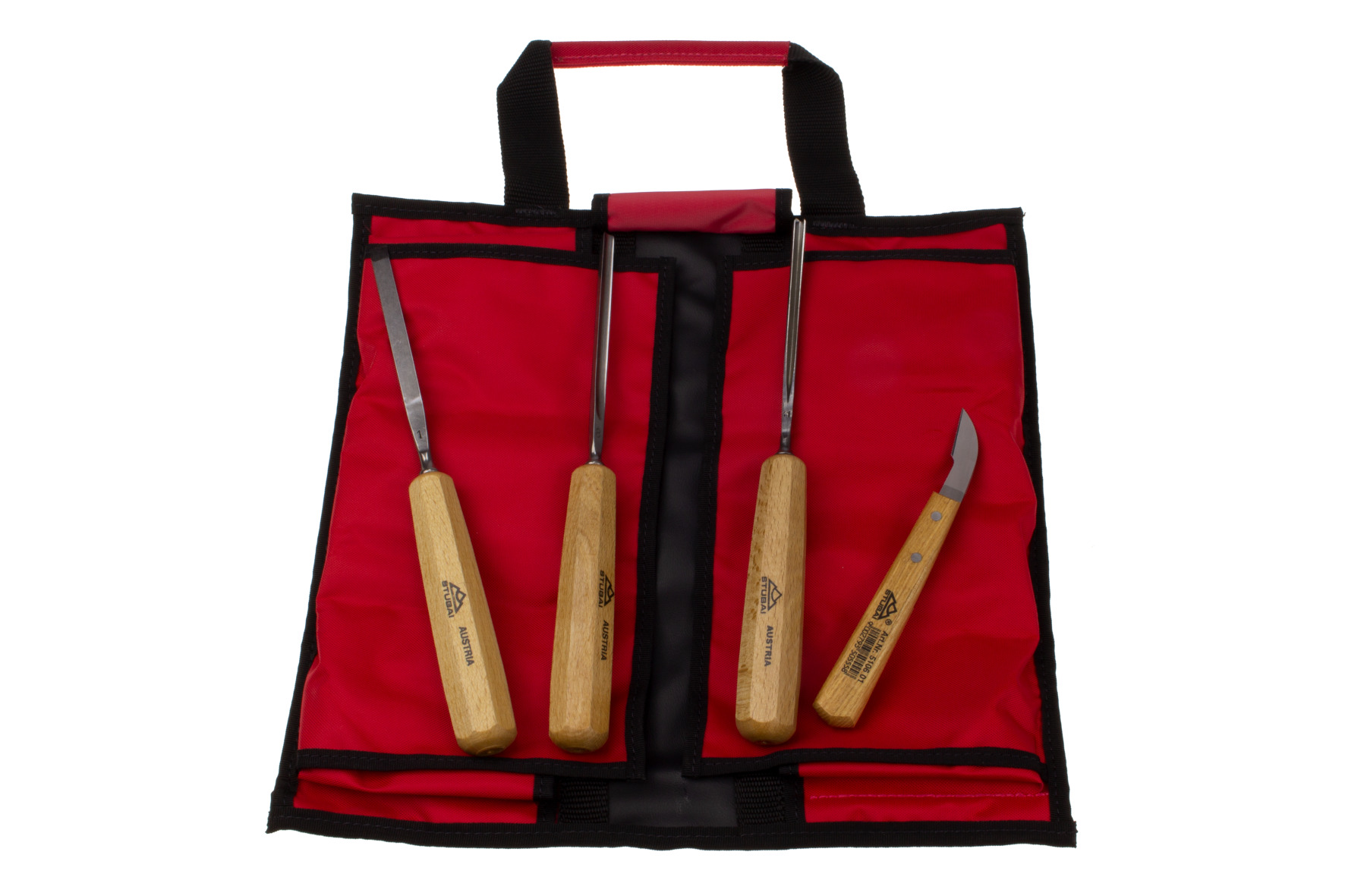 S550 Wood carving set, 4 pcs. "Beginner 55"