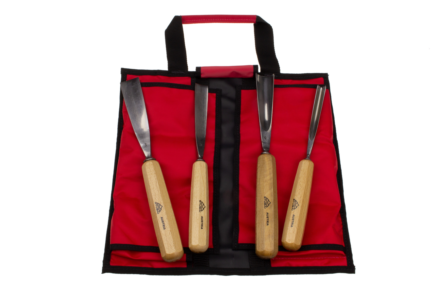 S550 Wood carving set, 4 pcs.